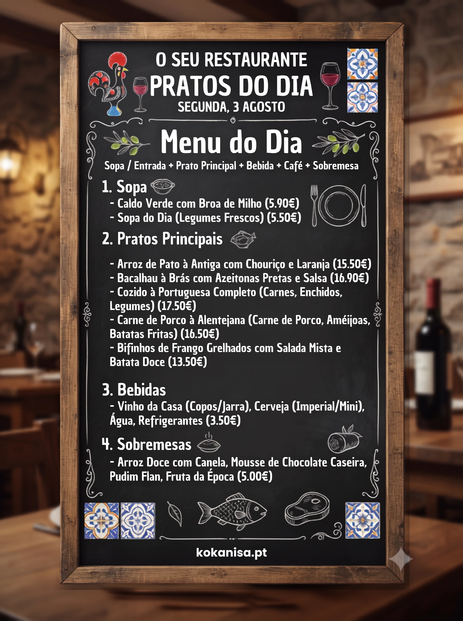 Menu A3