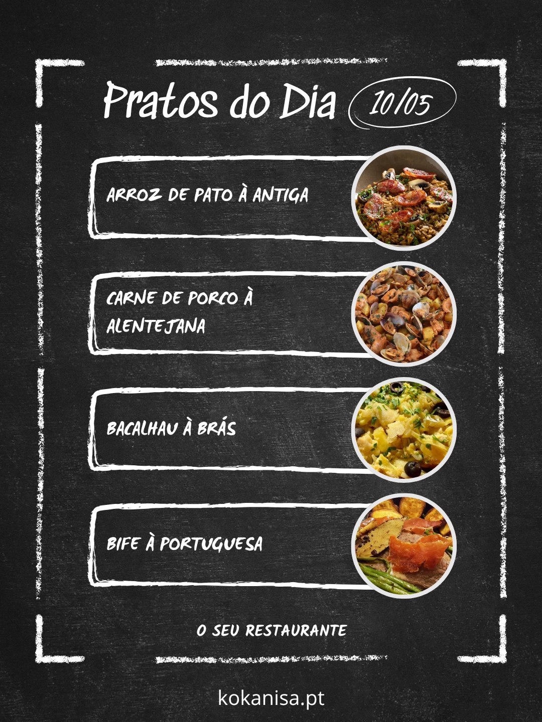 Menu E