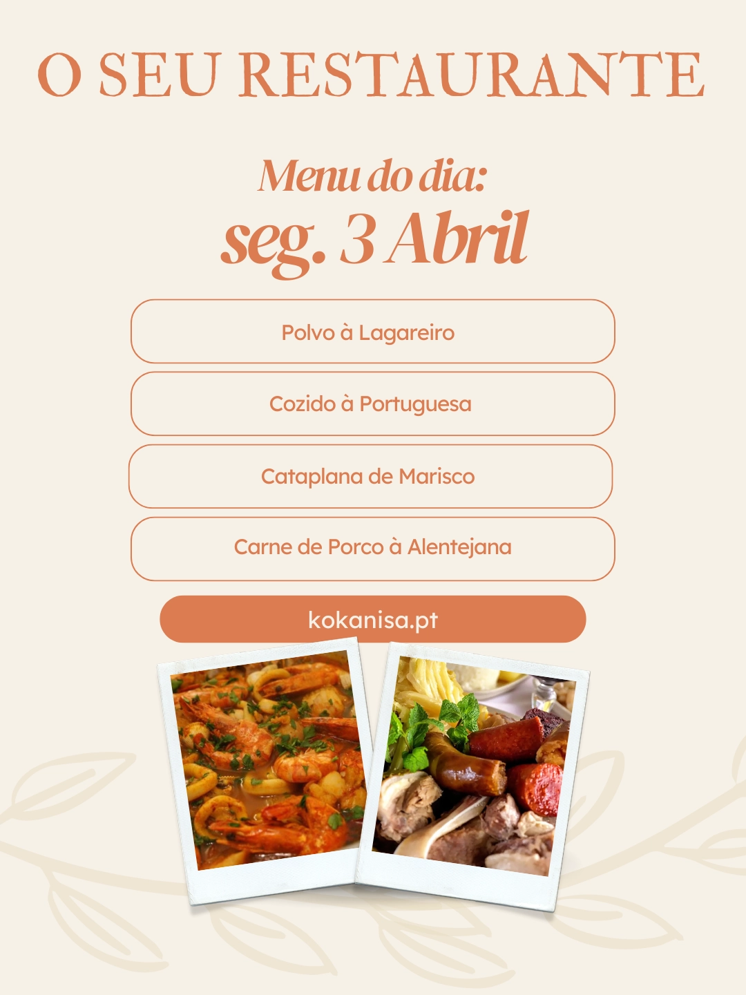Menu I