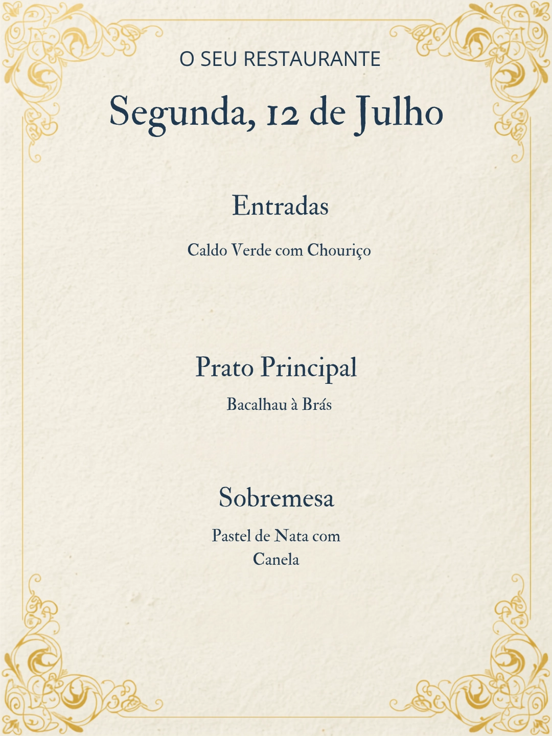Menu Y